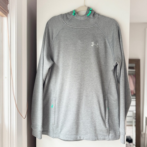 🩶 UNDER ARMOUR TERRY COWL NECK TECH HOODIE - Picture 2 of 11